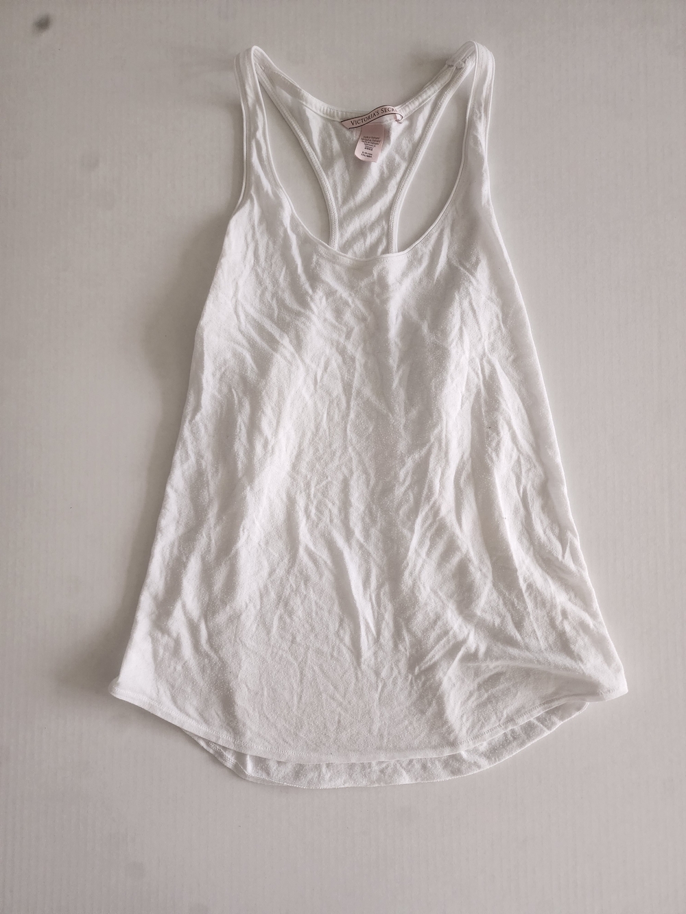 Victoria's Secret White Racerback Tank